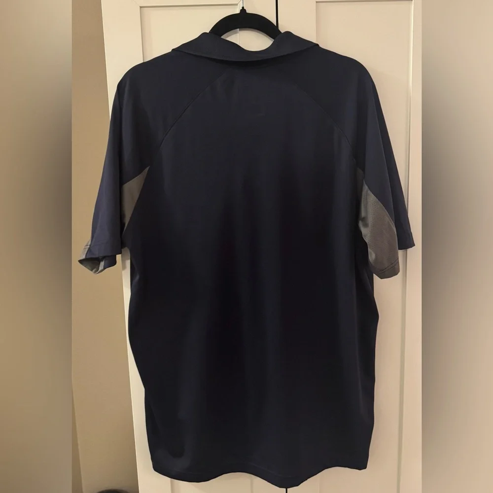 NWOT - NFL Official Houston Texans Navy Blue and Gray Polo Shirt - Size L - Picture 4 of 4